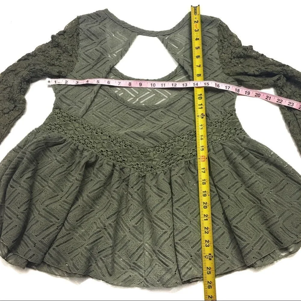 Free People Gracie Lace Crochet Babydoll…